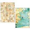 Ciao Bella LuMania CraftMix FRAGMENTS Of TIME Mixed Media A5 TISSUE Papers Set - 24 Sheets #ME005