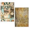 Ciao Bella LuMania CraftMix FRAGMENTS Of TIME Mixed Media A5 TISSUE Papers Set - 24 Sheets #ME005