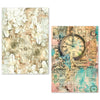 Ciao Bella LuMania CraftMix FRAGMENTS Of TIME Mixed Media A5 TISSUE Papers Set - 24 Sheets #ME005