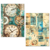 Ciao Bella LuMania CraftMix FRAGMENTS Of TIME Mixed Media A5 TISSUE Papers Set - 24 Sheets #ME005