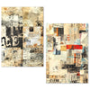 Ciao Bella LuMania CraftMix FRAGMENTS Of TIME Mixed Media A5 TISSUE Papers Set - 24 Sheets #ME005