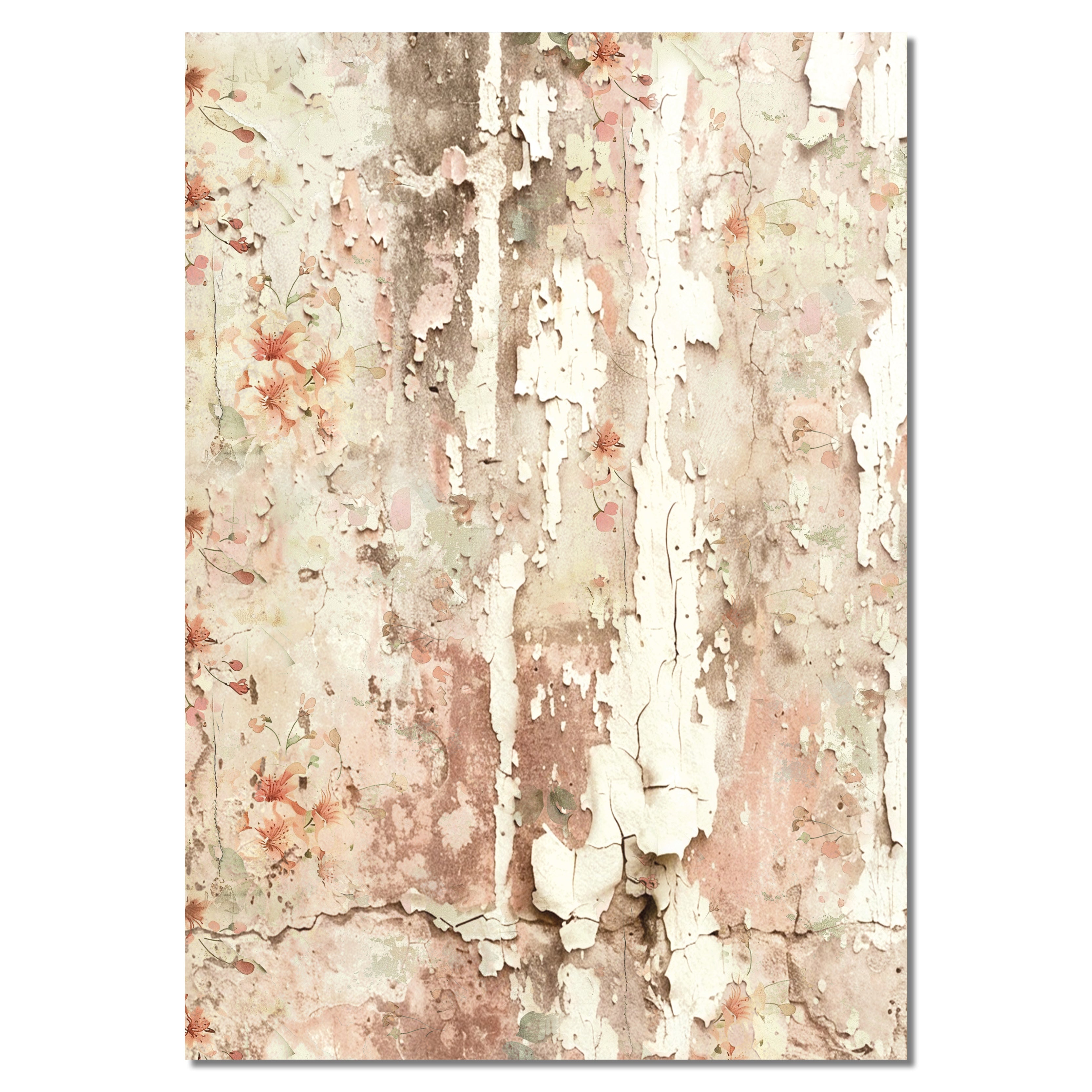 Ciao Bella LuMania LOST IN TIME A4 Mixed Media Decoupage Rice Paper - 4 Sheets #MF007