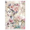 Ciao Bella LuMania The SOUND of SPRING A4 Mixed Media Decoupage Rice Paper - 4 Sheets #MF009