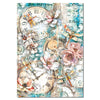 Ciao Bella LuMania The SOUND of SPRING A4 Mixed Media Decoupage Rice Paper - 4 Sheets #MF009