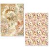 Ciao Bella LuMania CraftMix LOST IN TIME Mixed Media A5 Rice Paper Set - 8 Sheets #MFS007