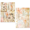 Ciao Bella LuMania CraftMix LOST IN TIME Mixed Media A5 Rice Paper Set - 8 Sheets #MFS007