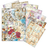 Ciao Bella LuMania CraftMix The SOUND of SPRING Mixed Media A5 Rice Paper Set - 8 Sheets #MFS009