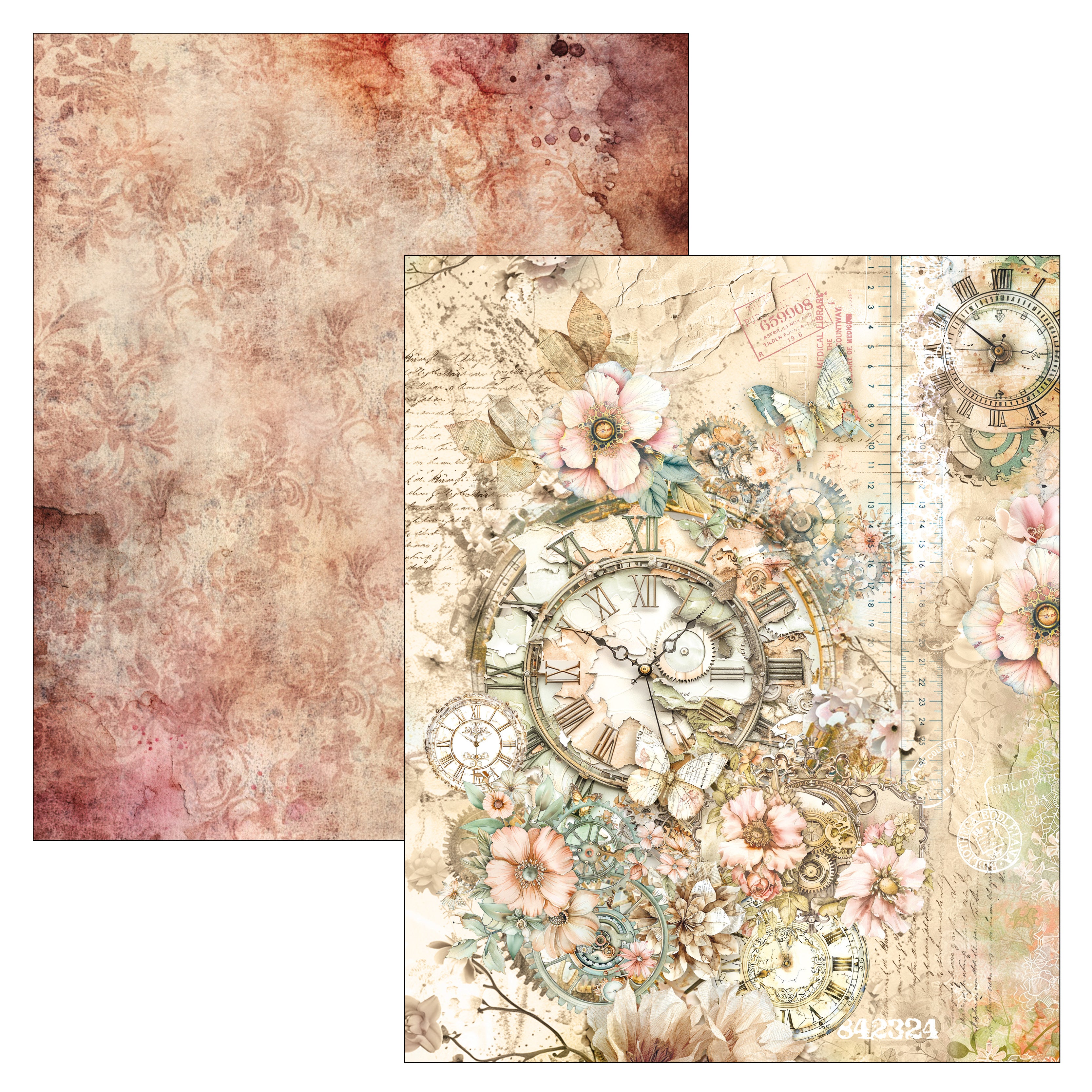 Ciao Bella LuMania LOST IN TIME Mixed Media Book 50 pgs #MA007