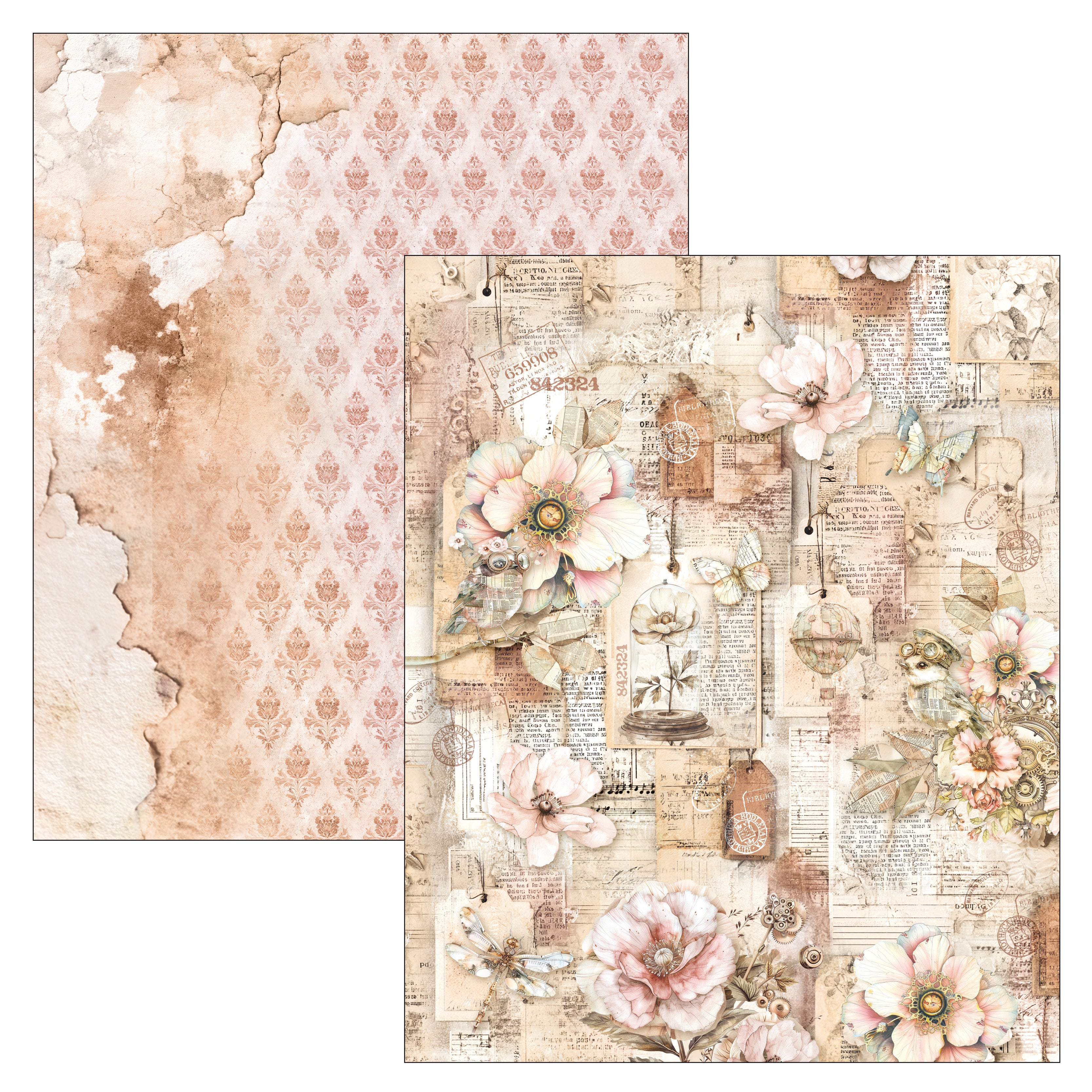 Ciao Bella LuMania LOST IN TIME Mixed Media Book 50 pgs #MA007