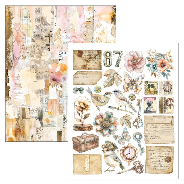 Ciao Bella LuMania LOST IN TIME Mixed Media Book 50 pgs #MA007