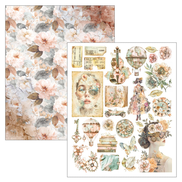Ciao Bella LuMania LOST IN TIME Mixed Media Book 50 pgs #MA007