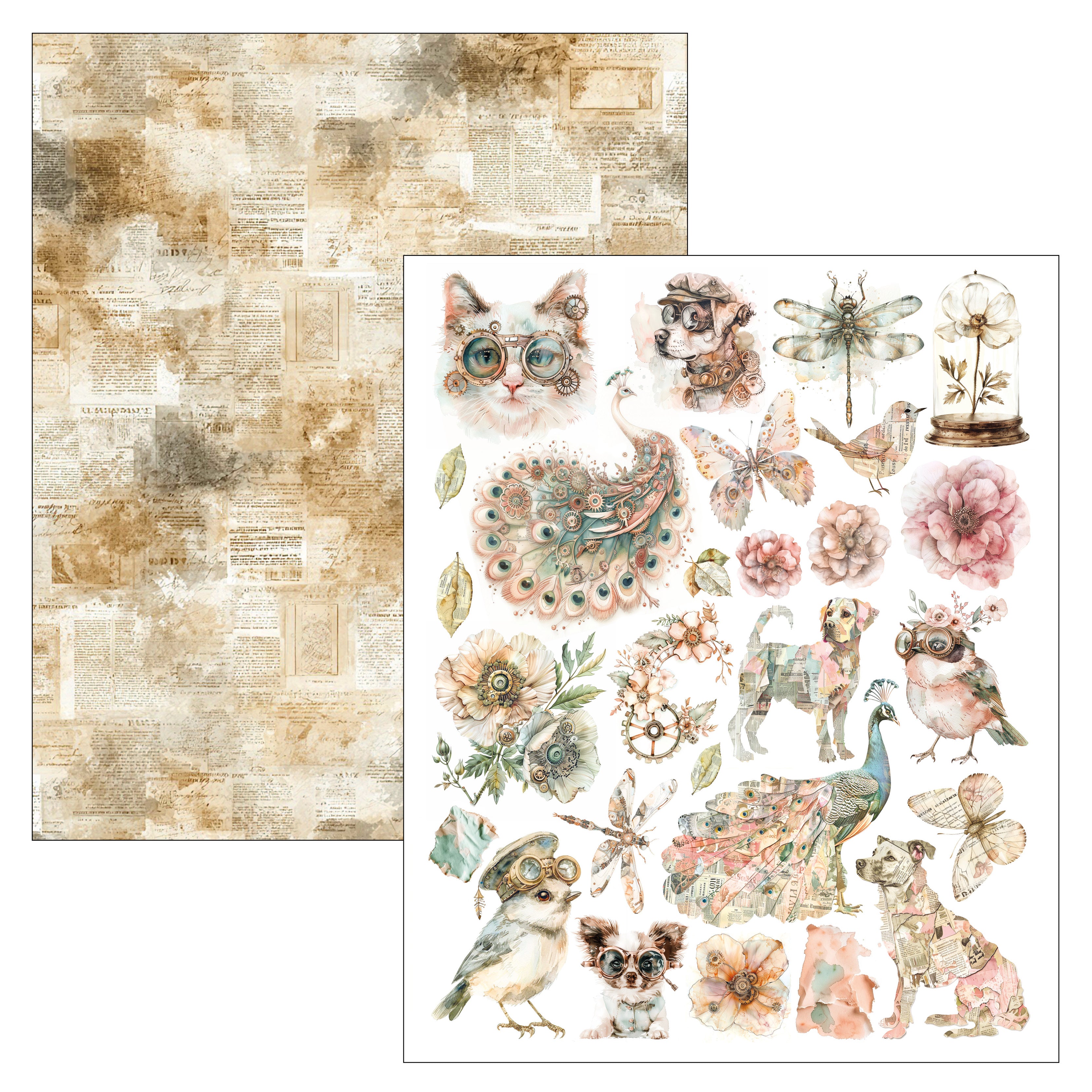 Ciao Bella LuMania LOST IN TIME Mixed Media Book 50 pgs #MA007