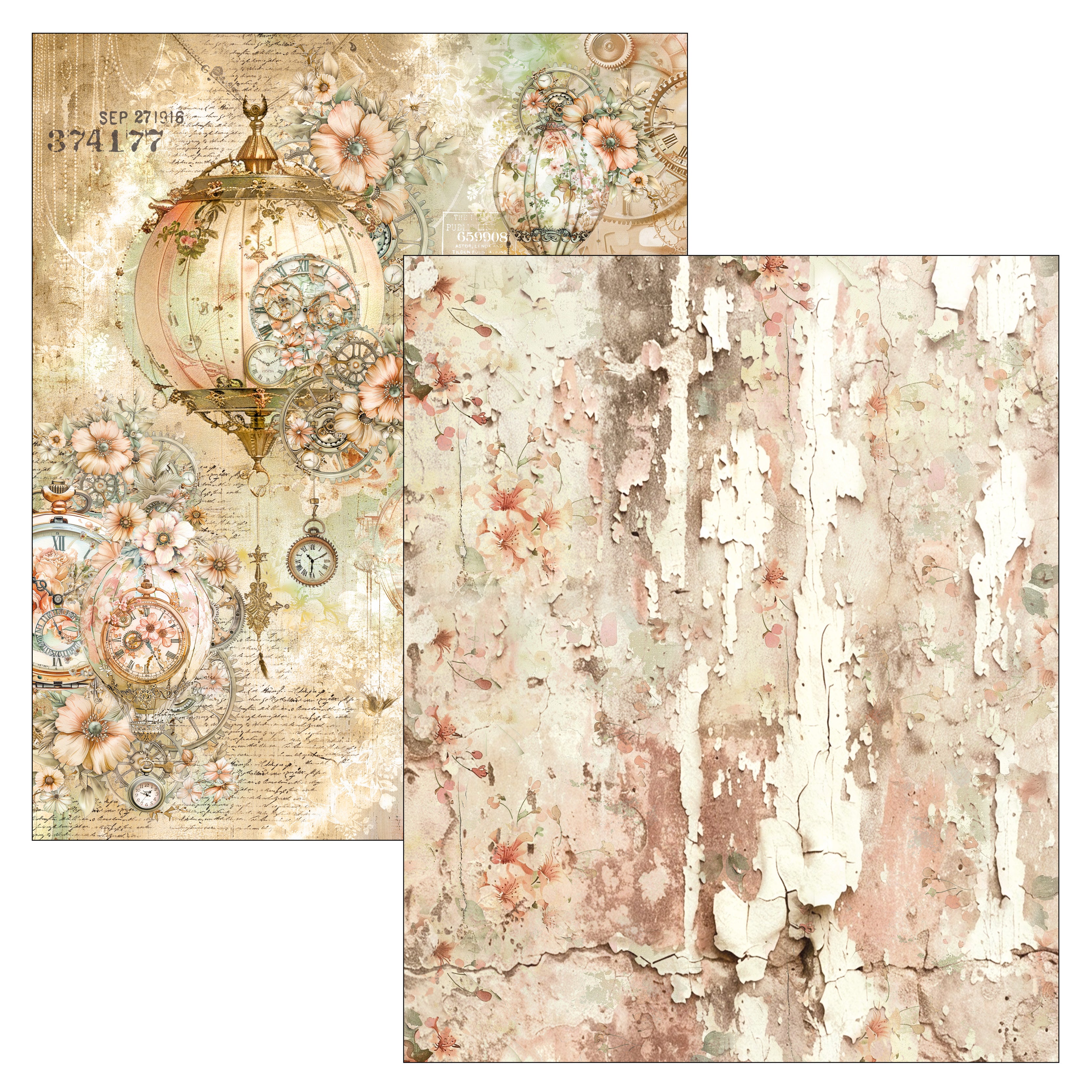 Ciao Bella LuMania LOST IN TIME Mixed Media Book 50 pgs #MA007