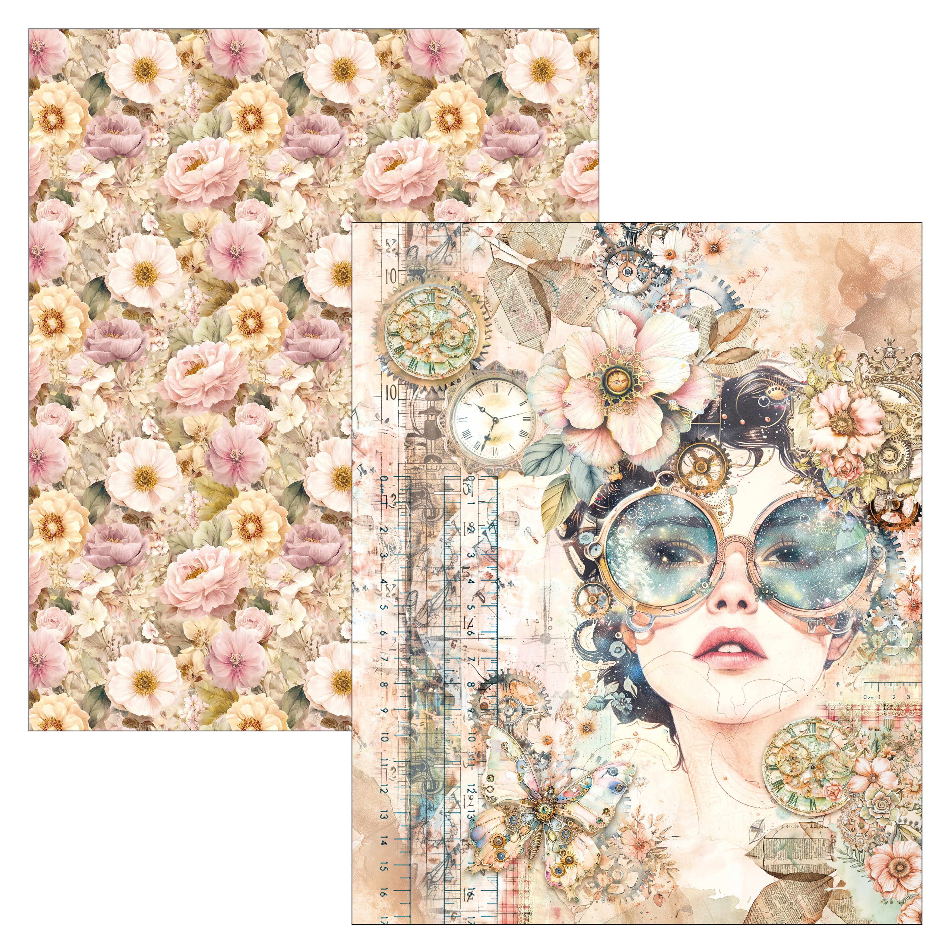 Ciao Bella LuMania LOST IN TIME Mixed Media Book 50 pgs #MA007