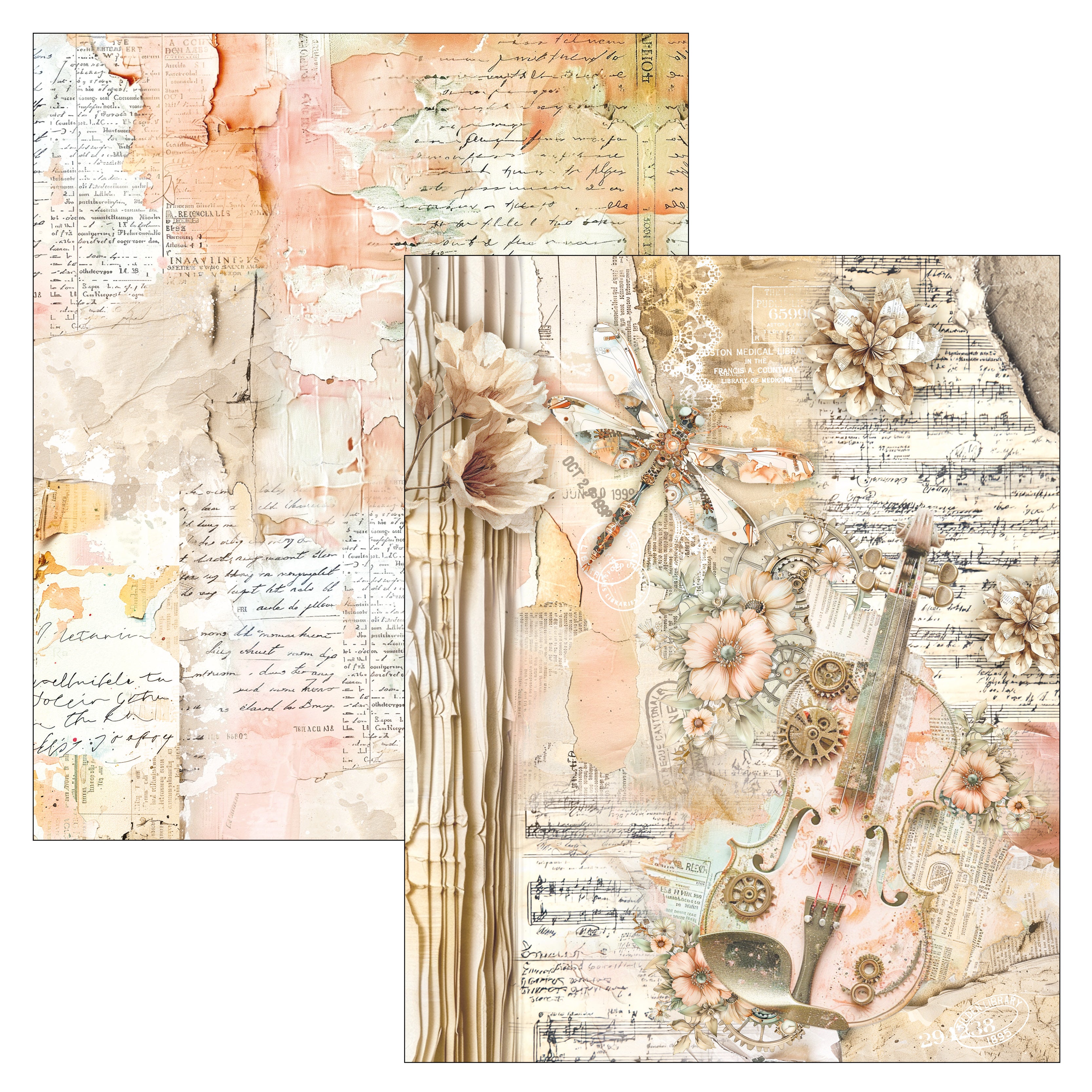 Ciao Bella LuMania LOST IN TIME Mixed Media Book 50 pgs #MA007