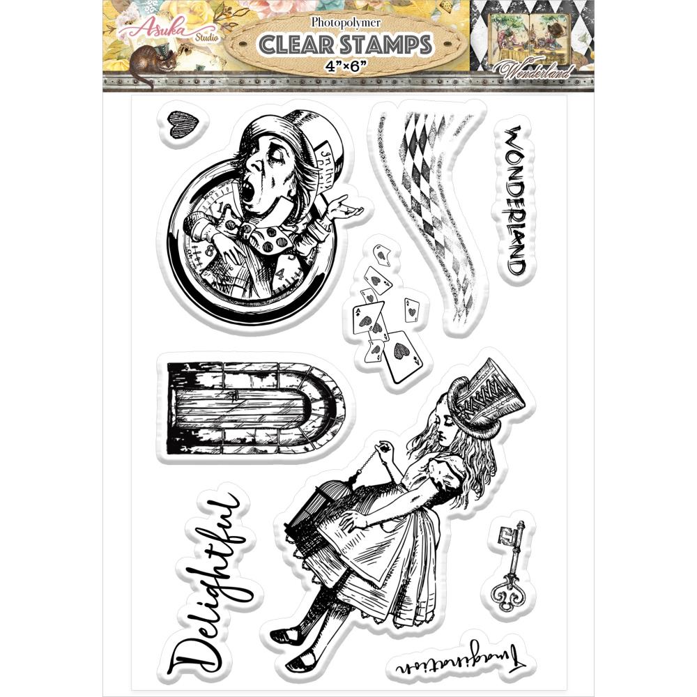 Asuka Studio WONDERLAND Clear Stamps 4