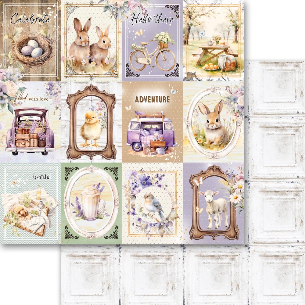 Kawaii Paper Goods LAVENDER LOVE 6x6 Paper 24 Sheets #MB-61520