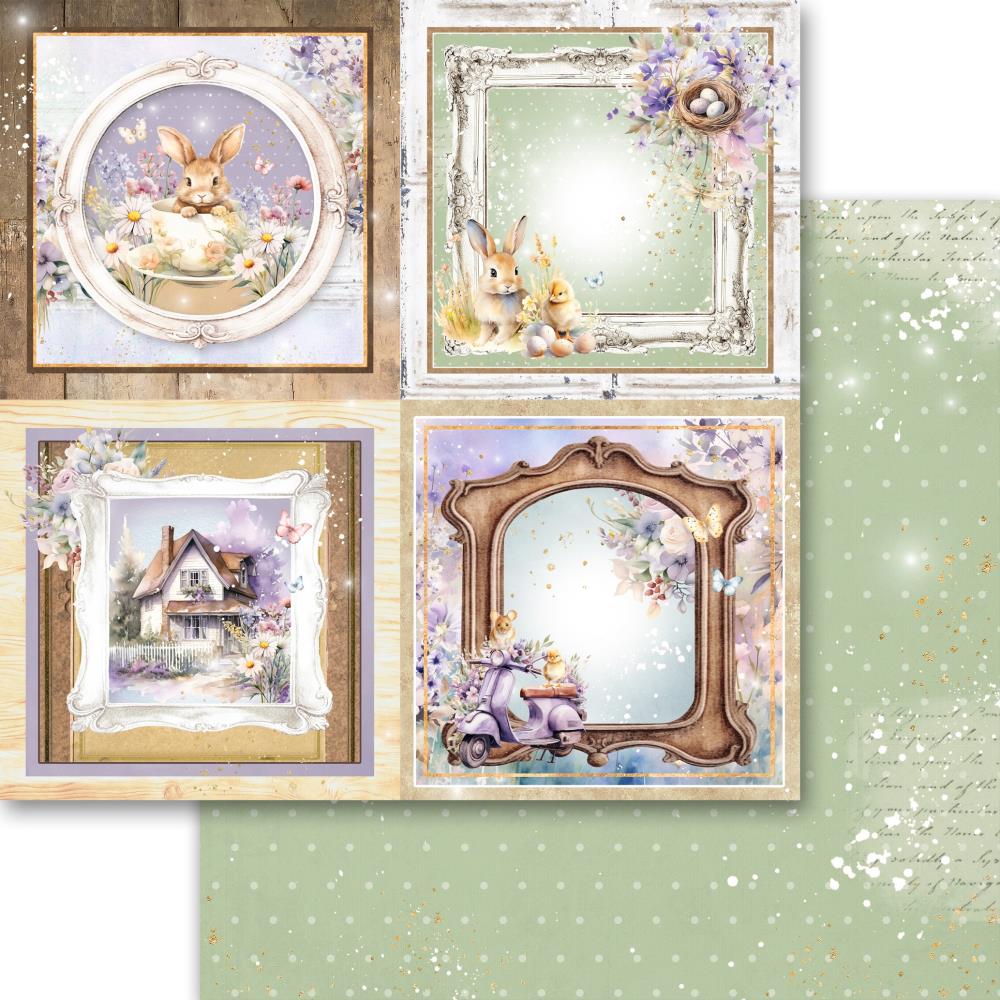 Kawaii Paper Goods LAVENDER LOVE 6x6 Paper 24 Sheets #MB-61520