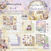 Kawaii Paper Goods LAVENDER LOVE 6x6 Paper 24 Sheets #MB-61520