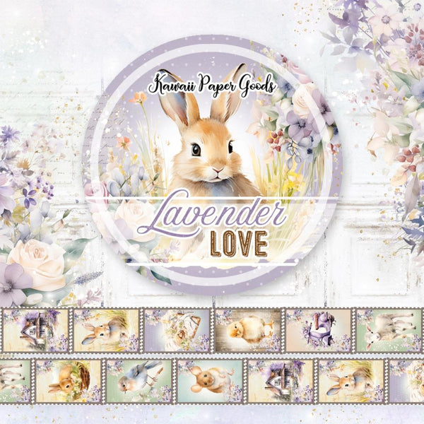 Asuka Studio LAVENDER LOVE Washi Tape #MP-61523