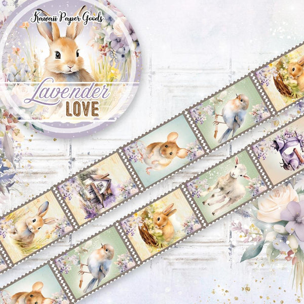 Asuka Studio LAVENDER LOVE Washi Tape #MP-61523
