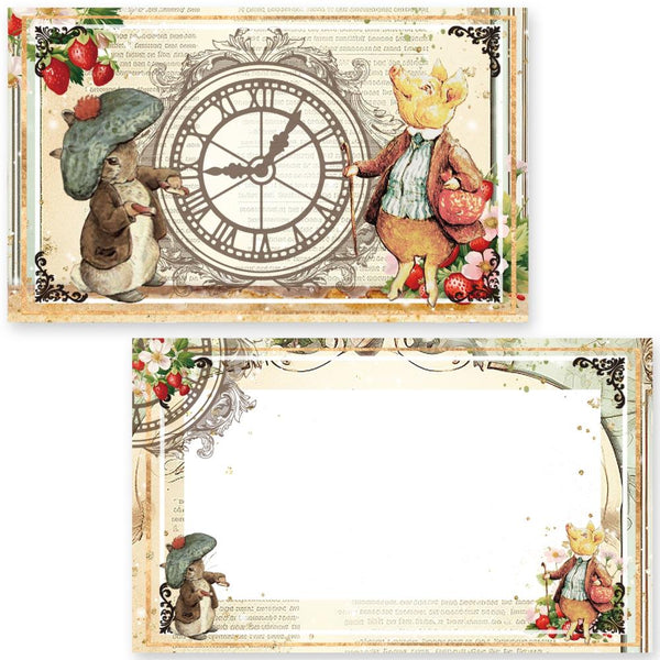 Kawaii Paper Goods PETER'S GARDEN Journaling Cards 20 Pieces #MP-61569