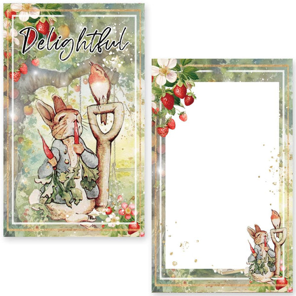 Kawaii Paper Goods PETER'S GARDEN Journaling Cards 20 Pieces #MP-61569