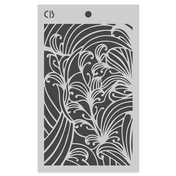 Ciao Bella BOOK LOVERS - TRIPLE LAYER STENCILS - SET 4 - 3 pcs 5" x 8"  #MSX004