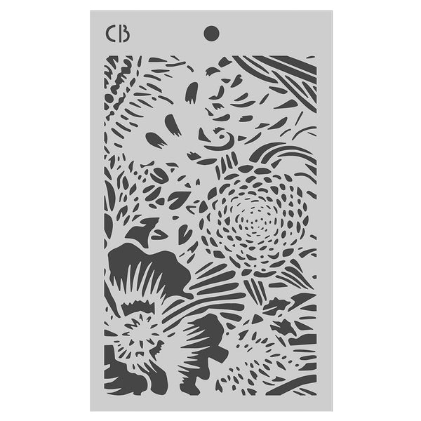 Ciao Bella BOOK LOVERS - TRIPLE LAYER STENCILS - SET 4 - 3 pcs 5" x 8"  #MSX004