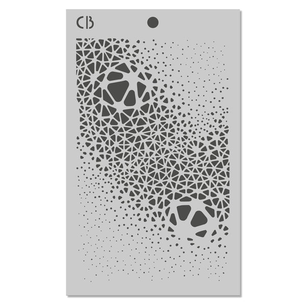 Ciao Bella POLAR RAILWAY - TRIPLE LAYER STENCILS - SET 4 - 3 pcs 5" x 8"  #MSX007