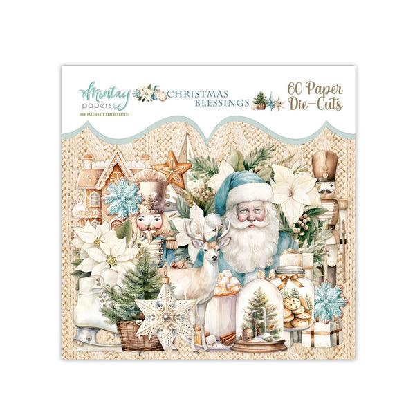 Mintay CHRISTMAS BLESSINGS Paper Die Cuts Ephemera 60 Pieces #MT-CHB-LSC