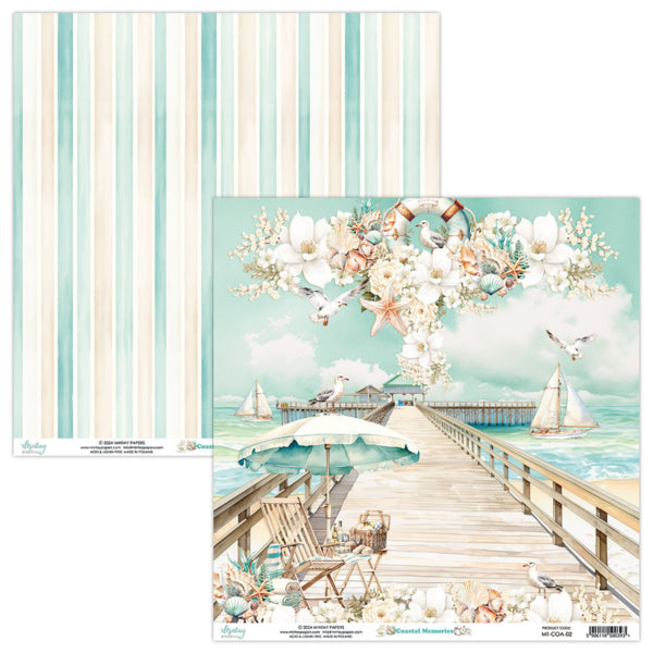 Mintay COASTAL MEMORIES 6x6 Scrapbooking Paper Pad #Mt-COA-08