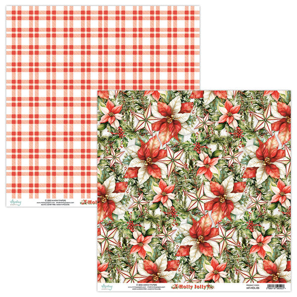 Mintay HOLLY JOLLY Christmas 8X8 Scrapbooking Paper Pad #MT-HOL-08