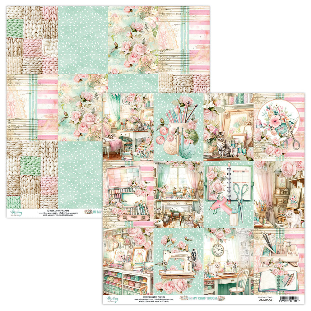 Mintay IN MY CRAFTROOM 12x12 Scrapbooking Set #MT-IMC-07