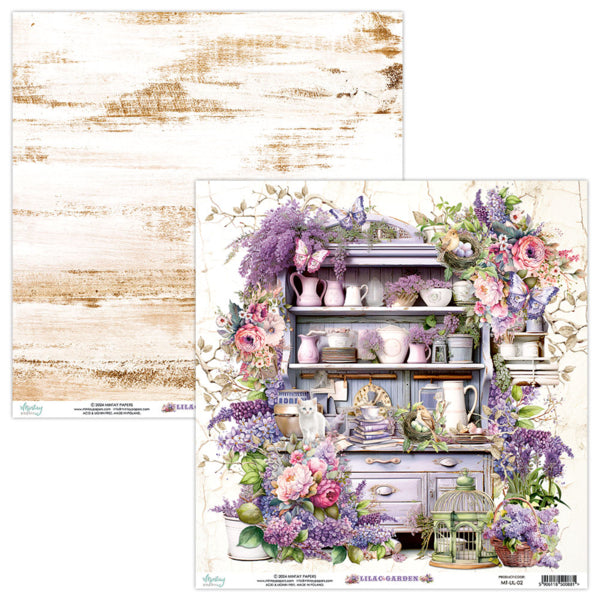 Mintay LILAC GARDEN 6x6 Scrapbooking Paper Pad #MT-Lil-08