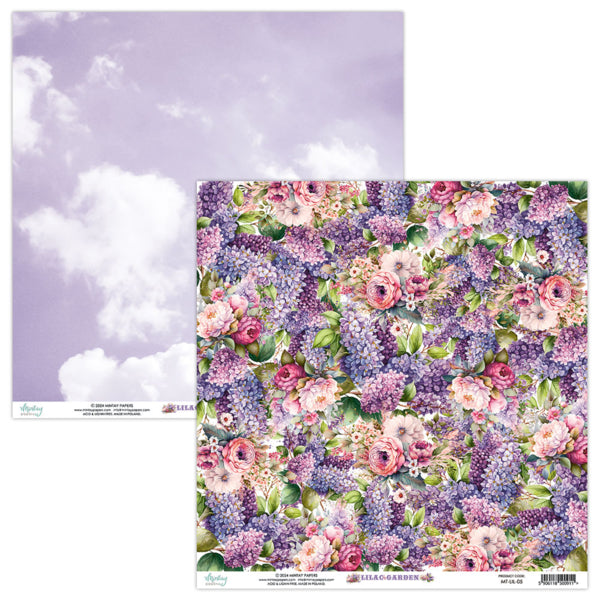 Mintay LILAC GARDEN 6x6 Scrapbooking Paper Pad #MT-Lil-08