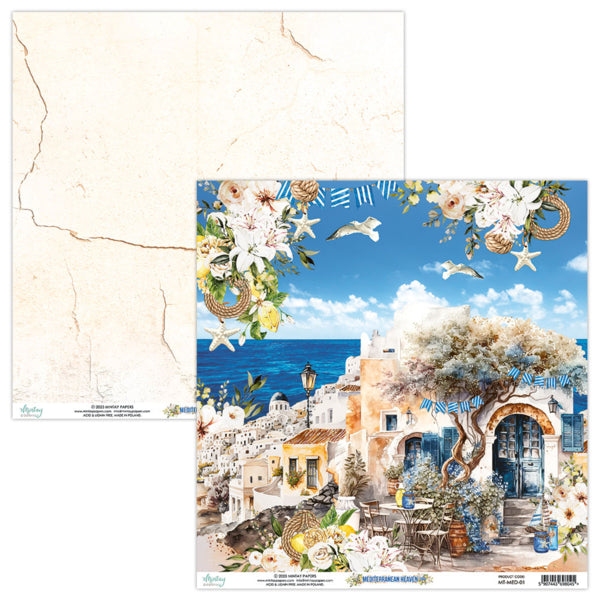 Mintay MEDITERRANEAN HEAVEN 12x12 Scrapbooking Set #MT-MED-07