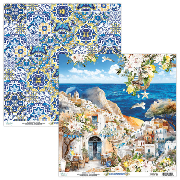 Mintay MEDITERRANEAN HEAVEN 12x12 Scrapbooking Set #MT-MED-07