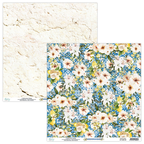 Mintay MEDITERRANEAN HEAVEN 6x6 Scrapbooking Paper Pad #MT-MED-08