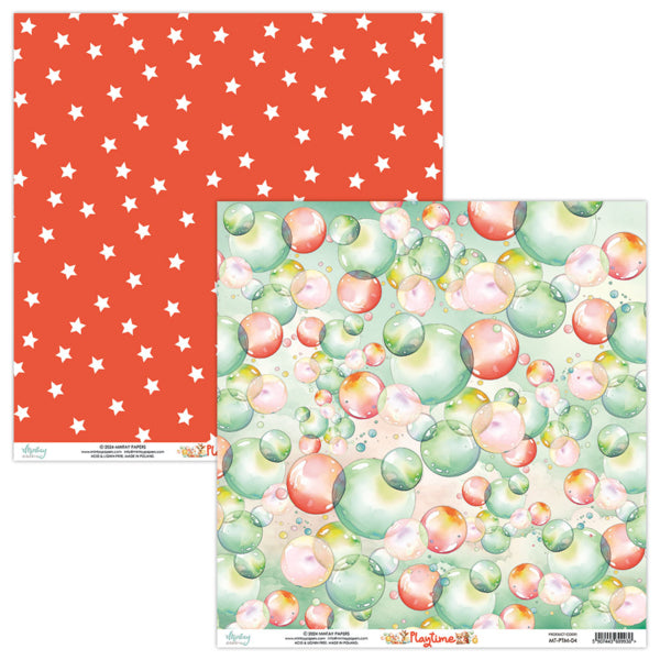 Mintay Flora PLAYTIME 6x6 Scrapbooking Paper Pad #MT-PTM-08