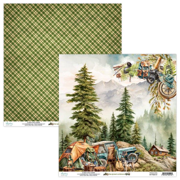 Mintay THE GREAT OUTDOORS 6x6 Scrapbooking Paper Pad #MT-TGO-08