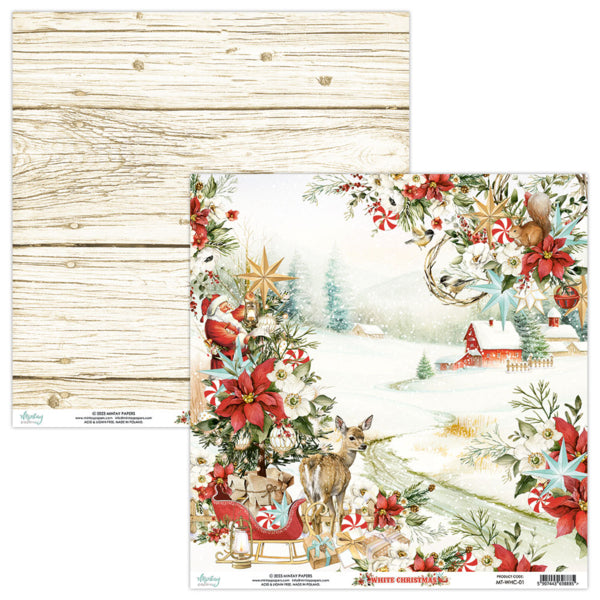 Mintay WHITE CHRISTMAS 12x12 Scrapbooking Set #MT-WHC-07