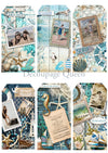 Decoupage Queen SEASIDE GREETINGS A4 Journal Kit #DQJP0003