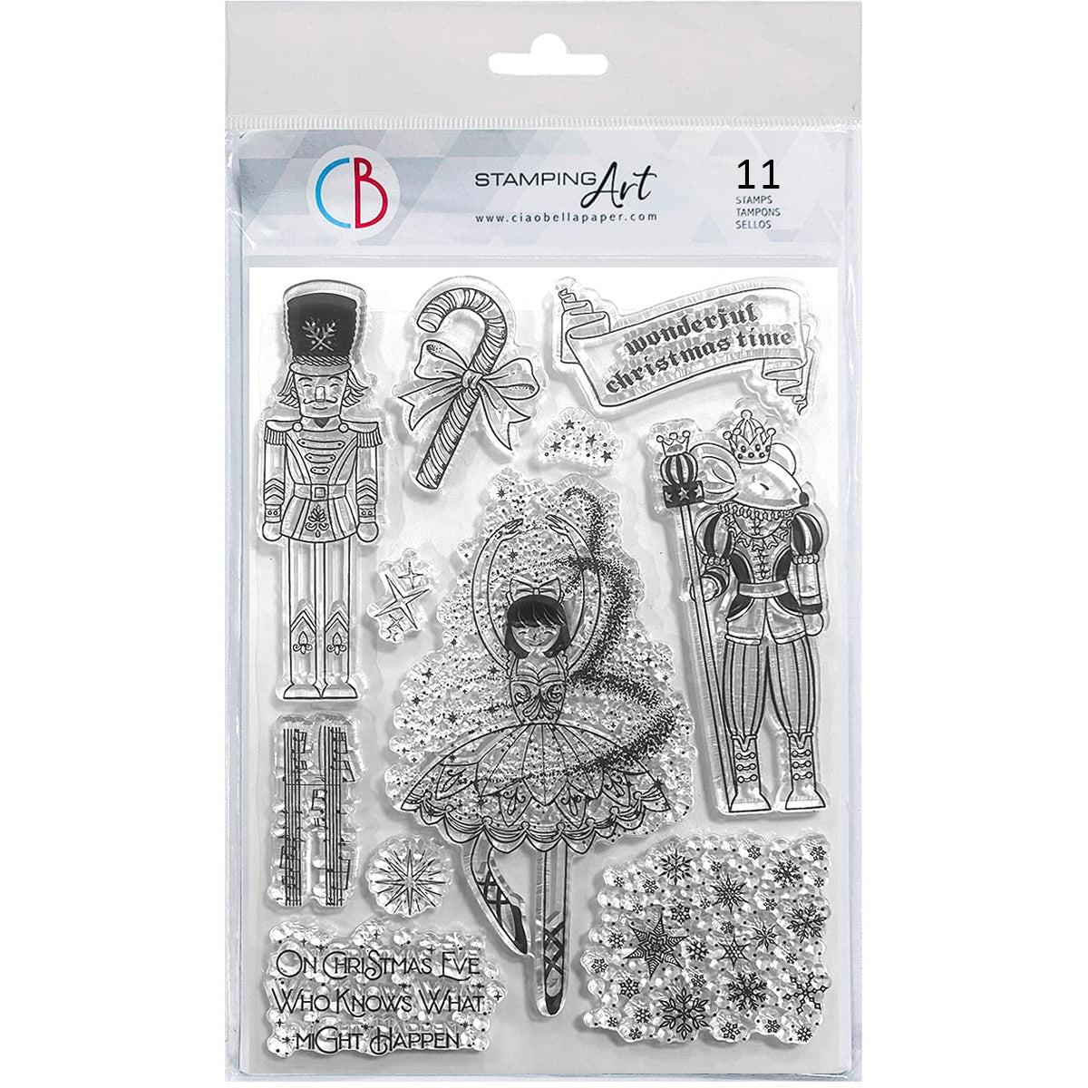 Ciao Bella THE NUTCRACKER TALE Clear Stamp Set 6