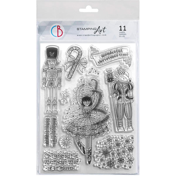 Ciao Bella THE NUTCRACKER TALE Clear Stamp Set 6"x8"  #PS8120