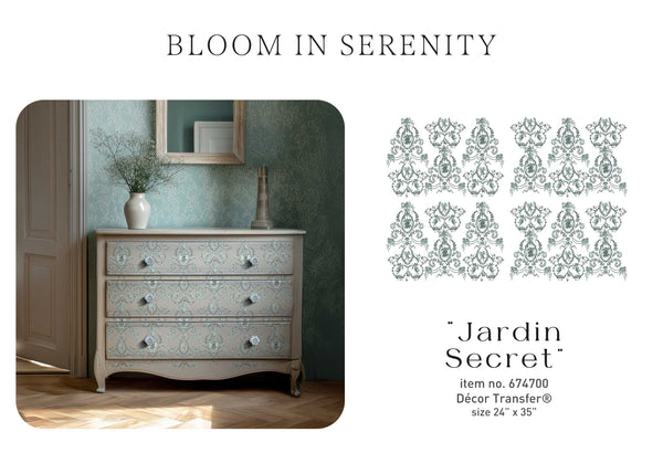 ReDesign with Prima Decor Transfer JARDIN SECRET 24"x35" #674700