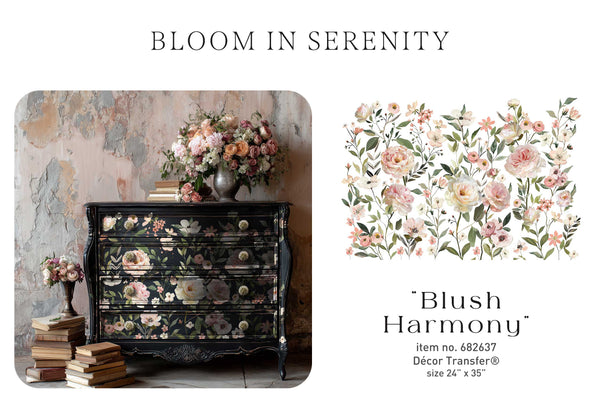 ReDesign with Prima Decor Transfer BLUSH HARMONY 24"x35" #682637