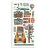 Stamperia ART OF TRAVELLING Paper Cut Outs Double Face 4 sheets #SBBCT07