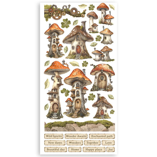 PRE-ORDER Stamperia HIDDEN GROVE Paper Cut Outs Double Face 4 sheets #SBBCT10