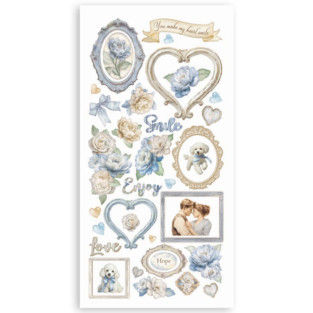 Stamperia TIMELESS Paper Cut Outs Double Face 4 sheets #SBBCT13